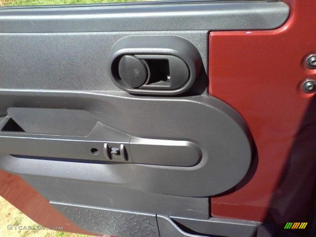 2008 Wrangler Unlimited Sahara 4x4 - Red Rock Crystal Pearl / Dark Slate Gray/Med Slate Gray photo #11