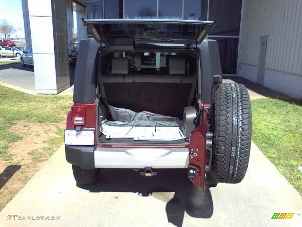 2008 Wrangler Unlimited Sahara 4x4 - Red Rock Crystal Pearl / Dark Slate Gray/Med Slate Gray photo #14