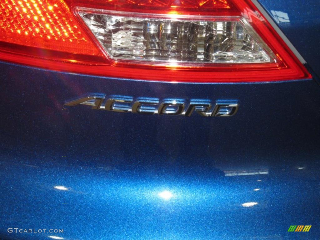 2007 Accord LX Coupe - Sapphire Blue Pearl / Black photo #10