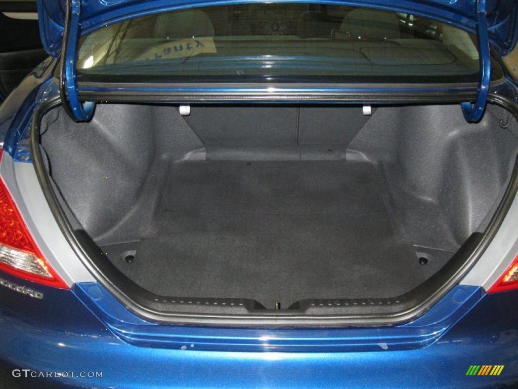 2007 Accord LX Coupe - Sapphire Blue Pearl / Black photo #11