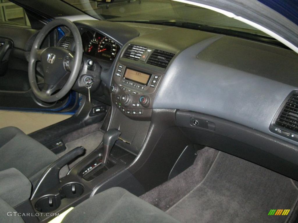 2007 Accord LX Coupe - Sapphire Blue Pearl / Black photo #24