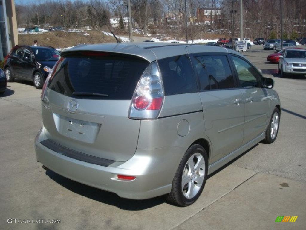 2007 MAZDA5 Grand Touring - True Silver Metallic / Black photo #2