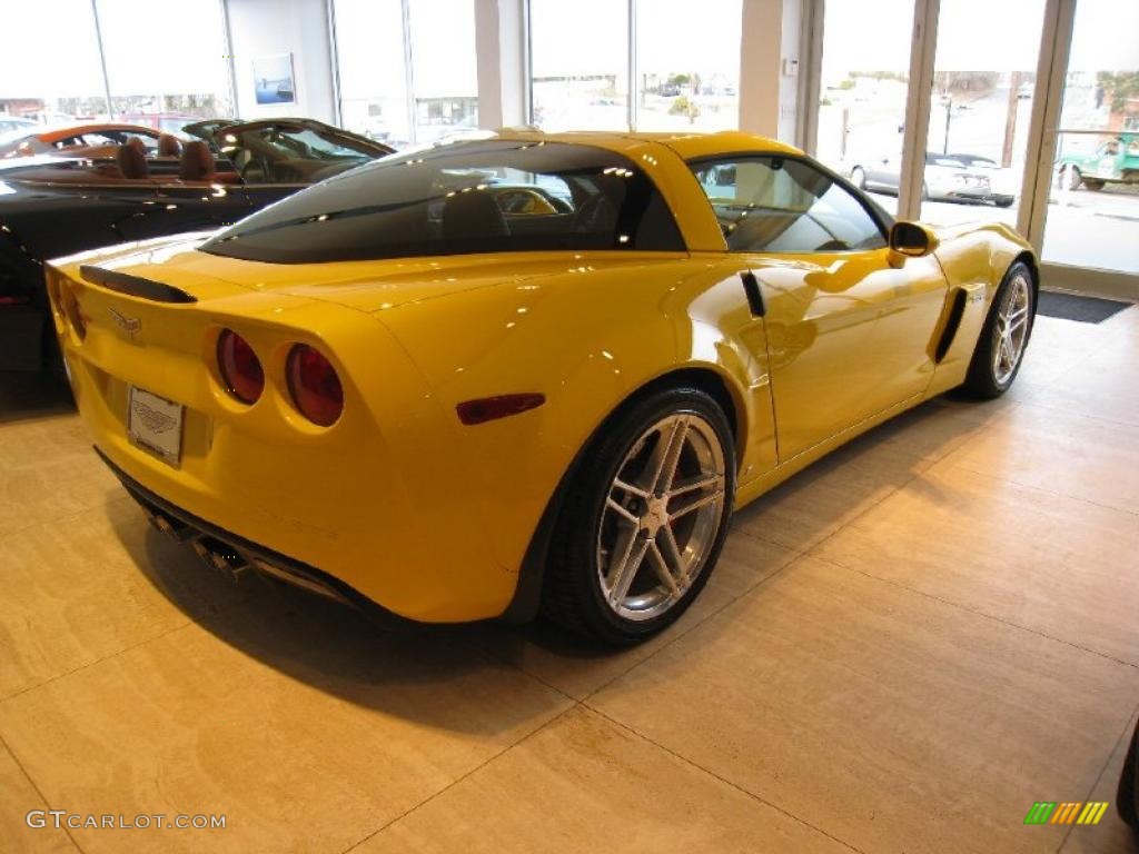 2007 Corvette Z06 - Velocity Yellow / Ebony photo #5