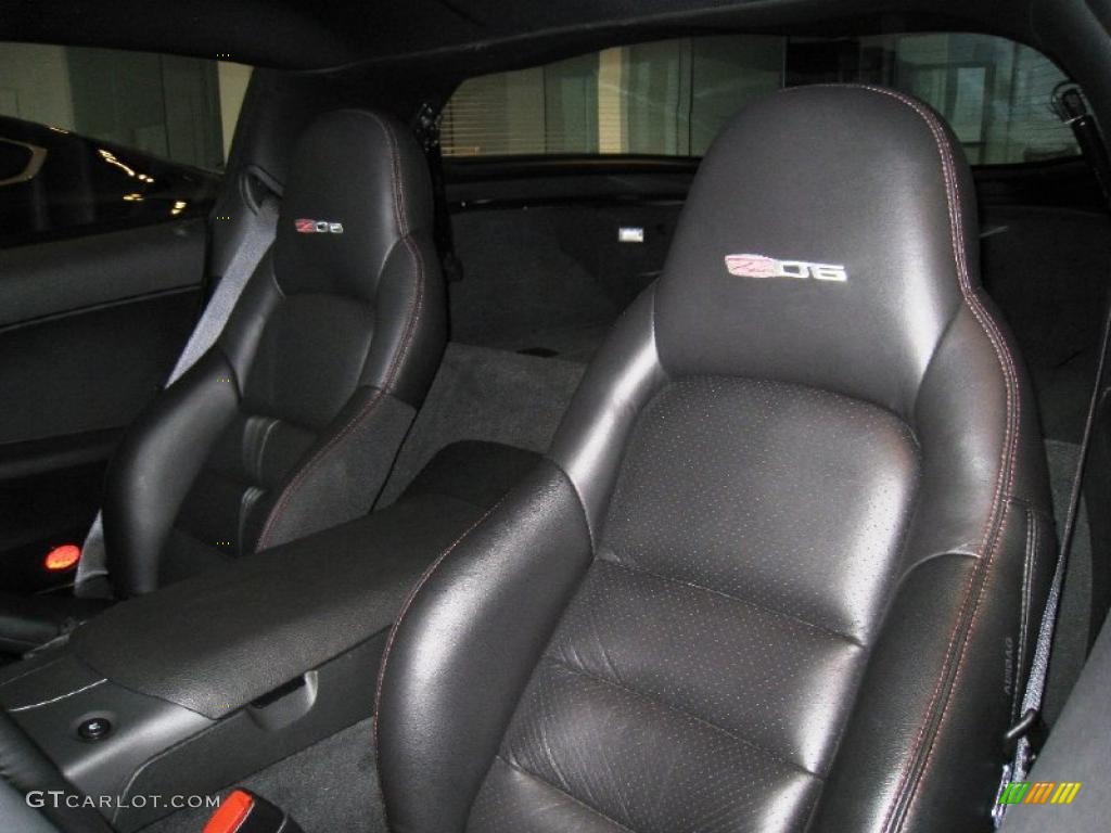2007 Corvette Z06 - Velocity Yellow / Ebony photo #16