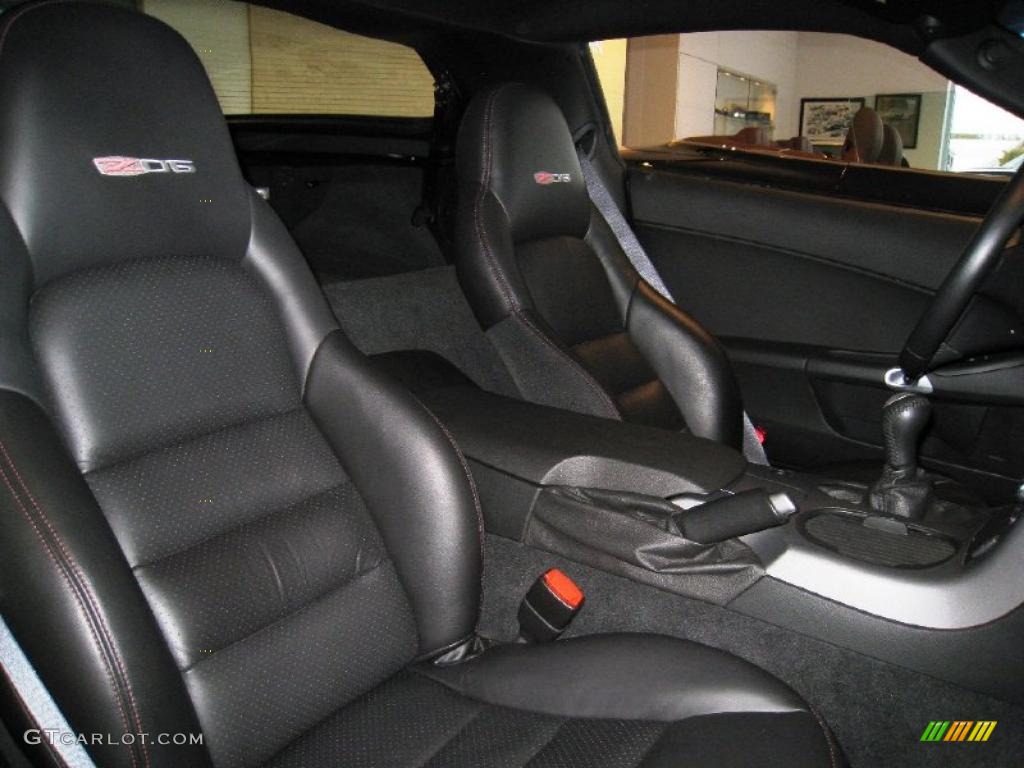2007 Corvette Z06 - Velocity Yellow / Ebony photo #19
