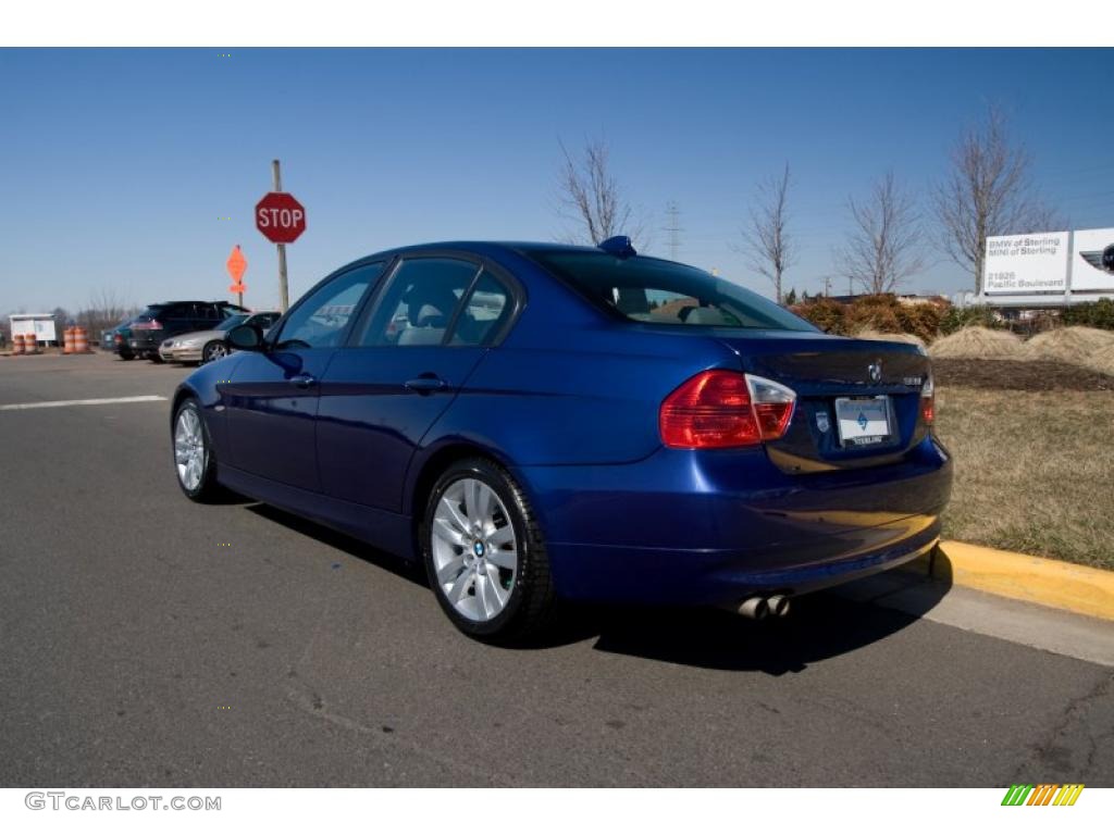 2007 3 Series 328i Sedan - Montego Blue Metallic / Grey photo #4