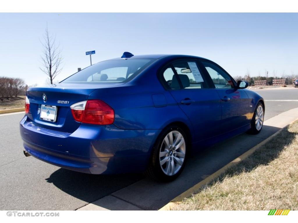 2007 3 Series 328i Sedan - Montego Blue Metallic / Grey photo #6