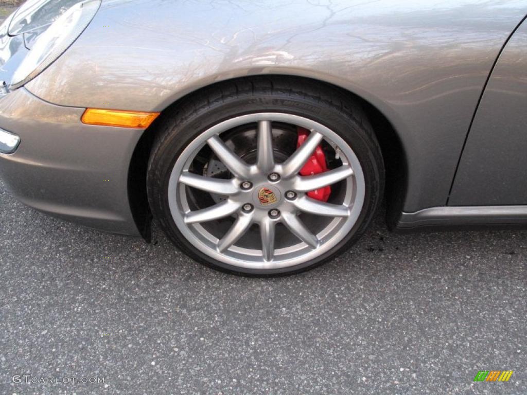 2007 911 Targa 4S - Meteor Grey Metallic / Natural Leather Brown photo #12