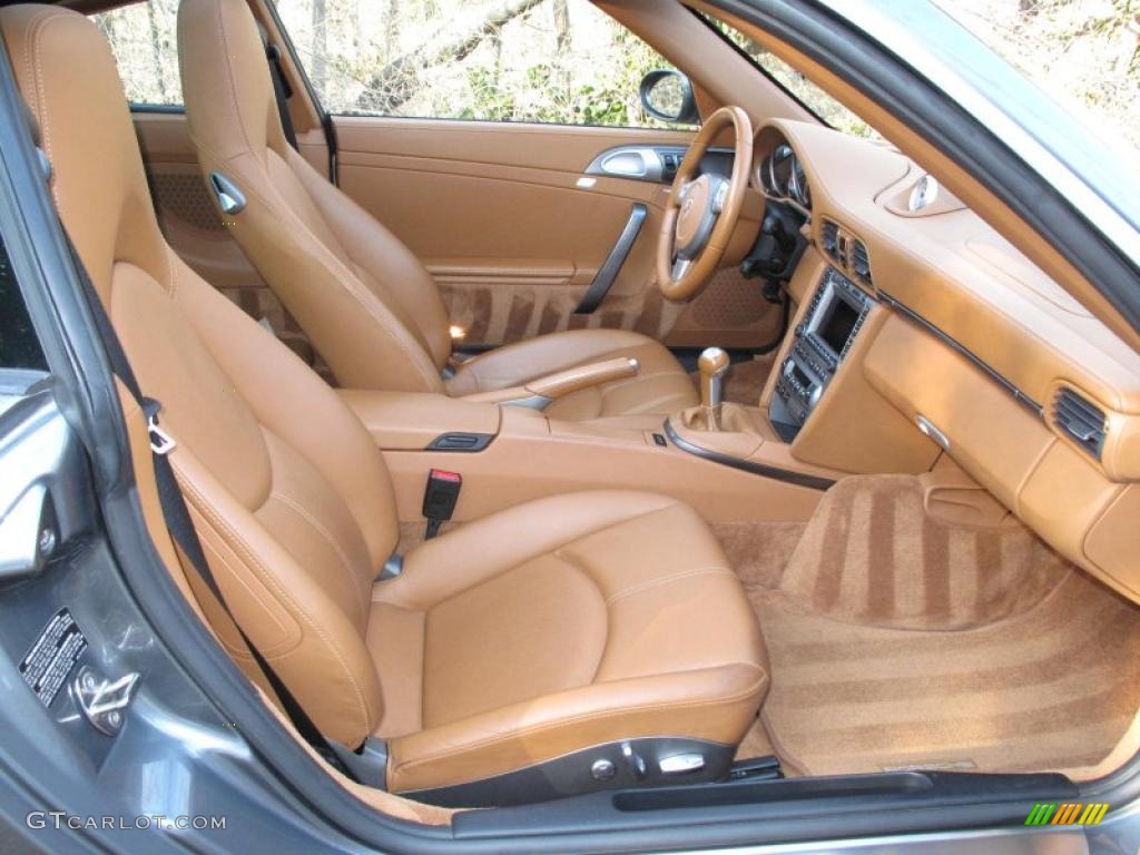 2007 911 Targa 4S - Meteor Grey Metallic / Natural Leather Brown photo #16