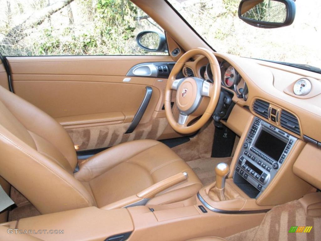 2007 911 Targa 4S - Meteor Grey Metallic / Natural Leather Brown photo #17