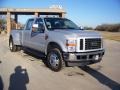 Silver Metallic 2008 Ford F350 Super Duty FX4 Crew Cab 4x4 Dually