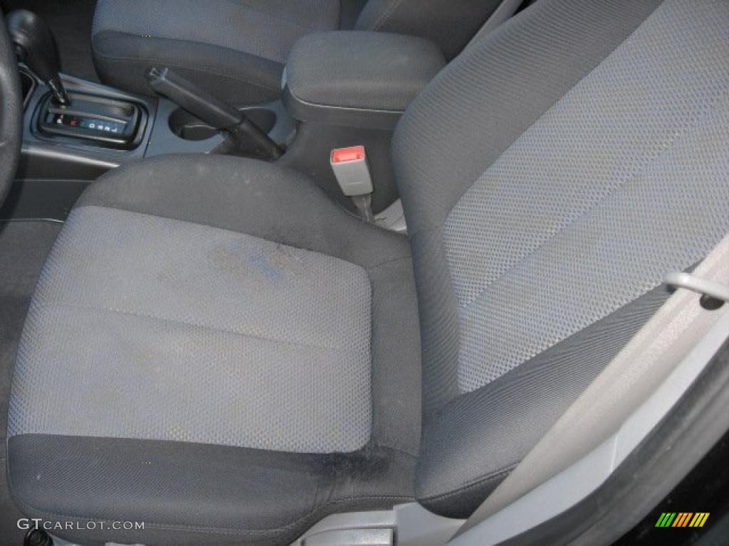 2006 Elantra GLS Hatchback - Ebony Black / Gray photo #12