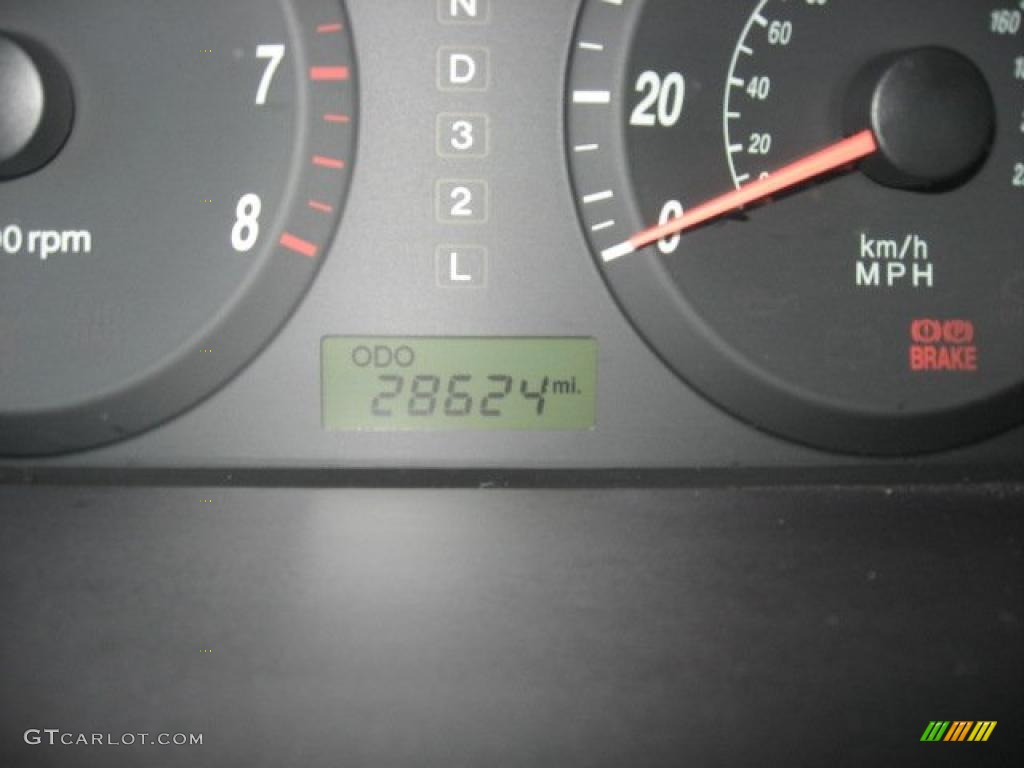 2006 Elantra GLS Hatchback - Ebony Black / Gray photo #14