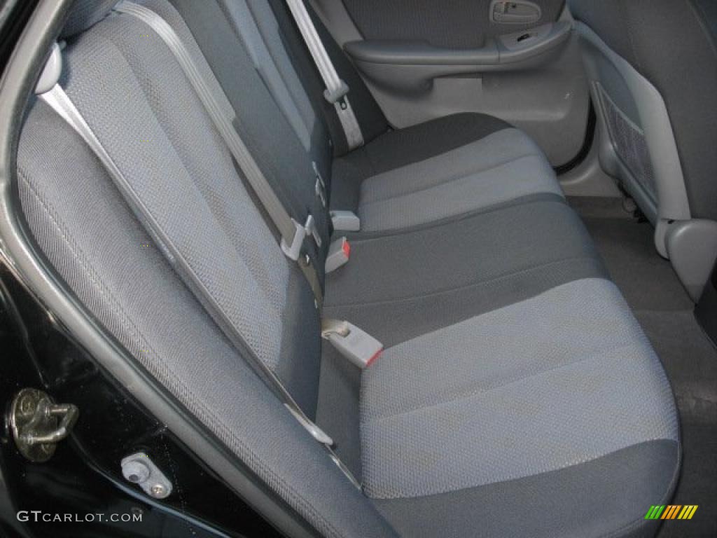 2006 Elantra GLS Hatchback - Ebony Black / Gray photo #26