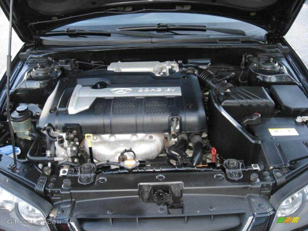 2006 Elantra GLS Hatchback - Ebony Black / Gray photo #34