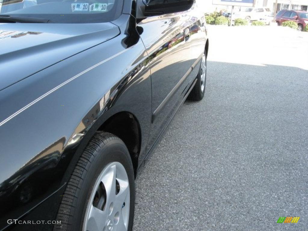 2006 Elantra GLS Hatchback - Ebony Black / Gray photo #37