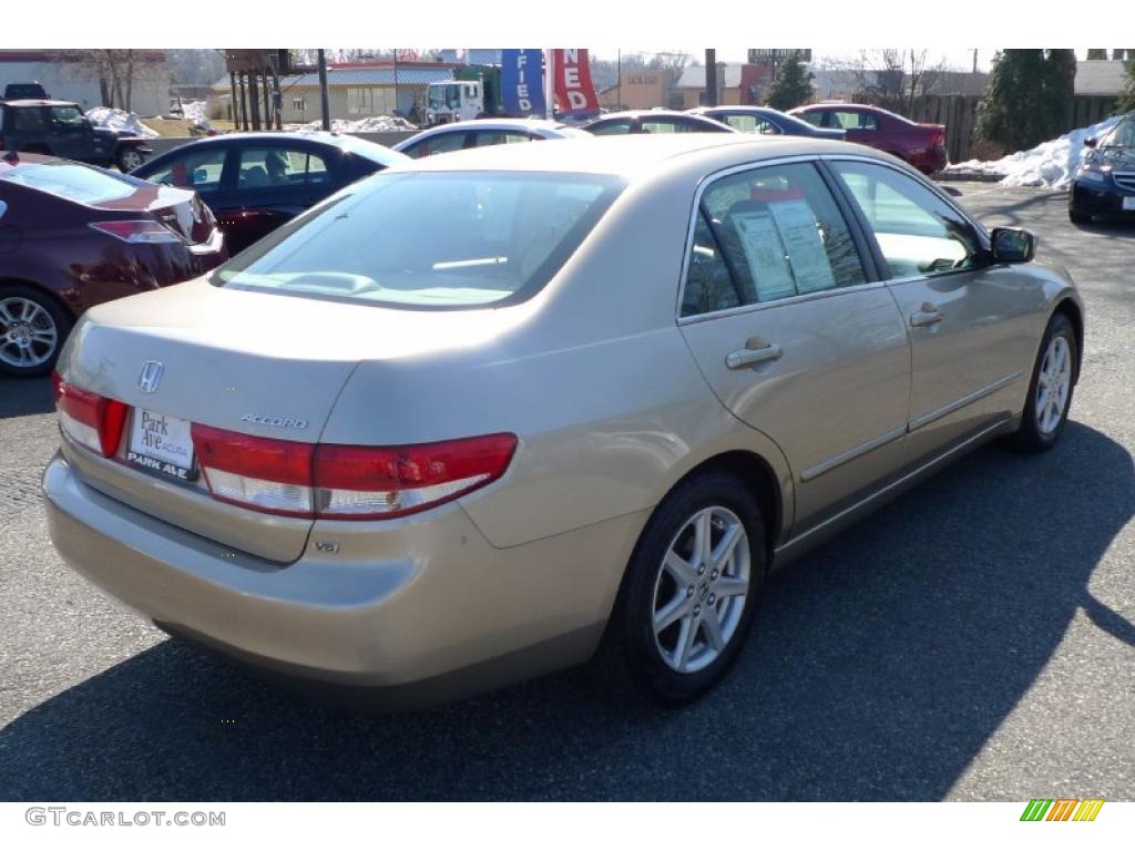 2003 Accord EX V6 Sedan - Desert Mist Metallic / Ivory photo #2