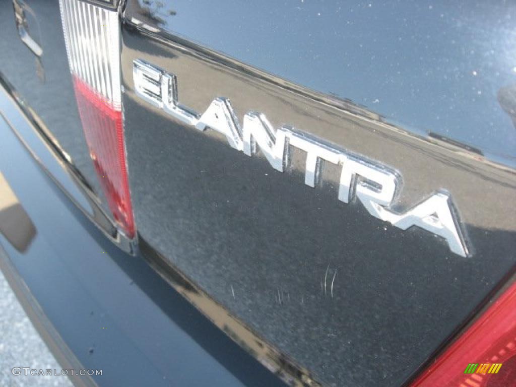 2006 Elantra GLS Hatchback - Ebony Black / Gray photo #41