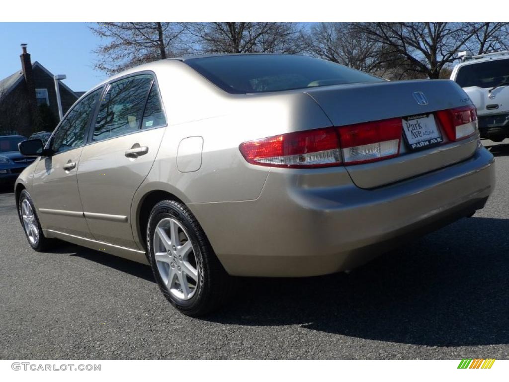 2003 Accord EX V6 Sedan - Desert Mist Metallic / Ivory photo #7