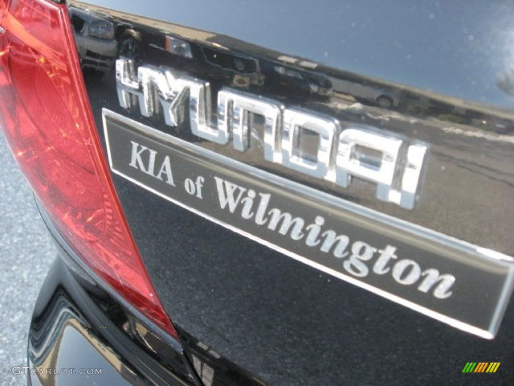 2006 Elantra GLS Hatchback - Ebony Black / Gray photo #49