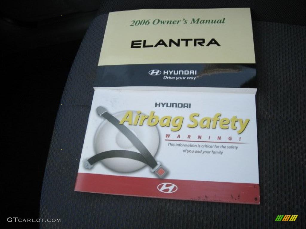 2006 Elantra GLS Hatchback - Ebony Black / Gray photo #51