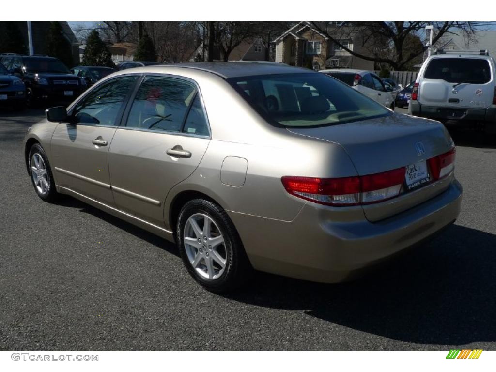 2003 Accord EX V6 Sedan - Desert Mist Metallic / Ivory photo #13