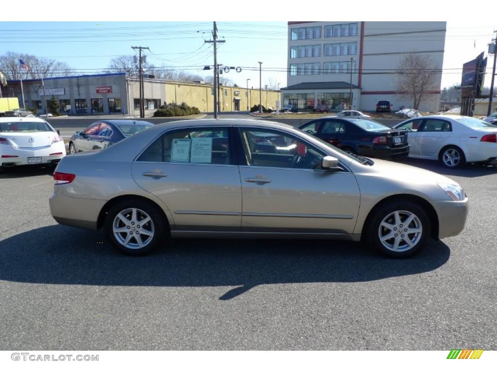 2003 Accord EX V6 Sedan - Desert Mist Metallic / Ivory photo #15