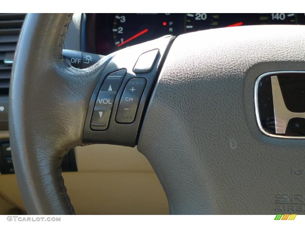 2003 Accord EX V6 Sedan - Desert Mist Metallic / Ivory photo #38