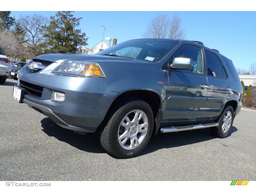 2005 MDX Touring - Steel Blue Metallic / Ebony photo #10