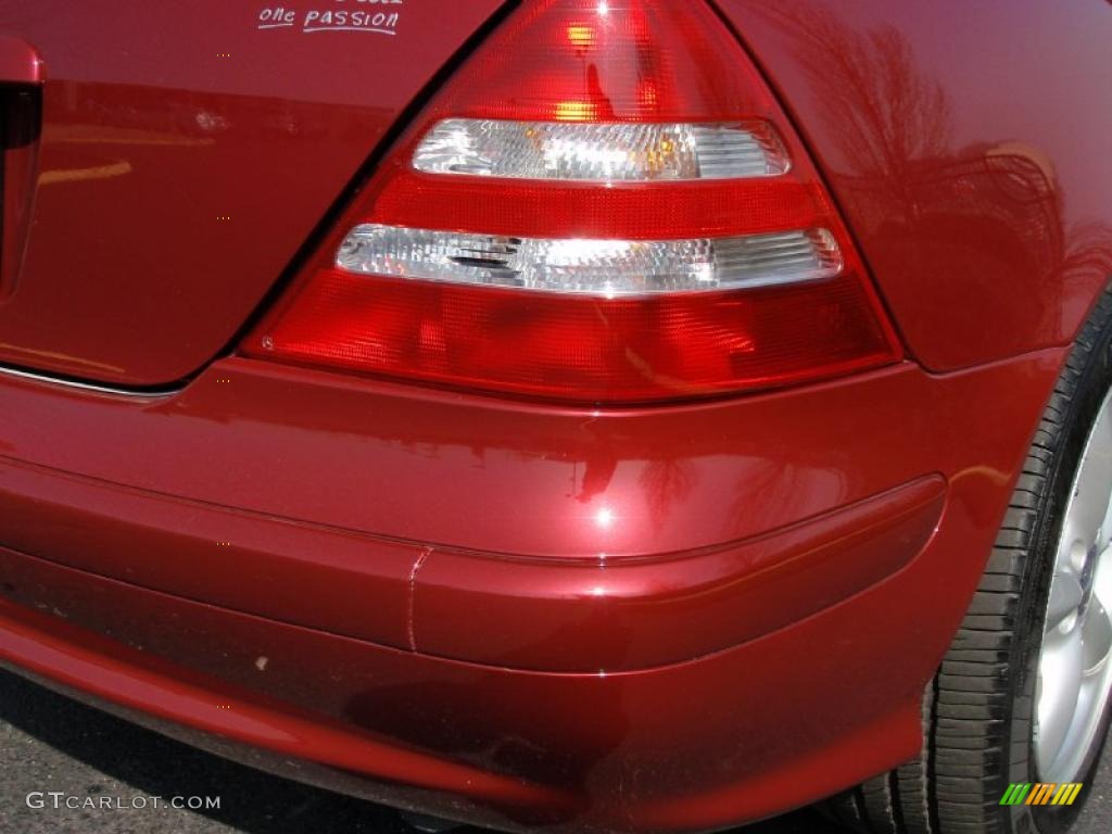 2001 SLK 320 Roadster - Firemist Metallic / Sienna Beige photo #23