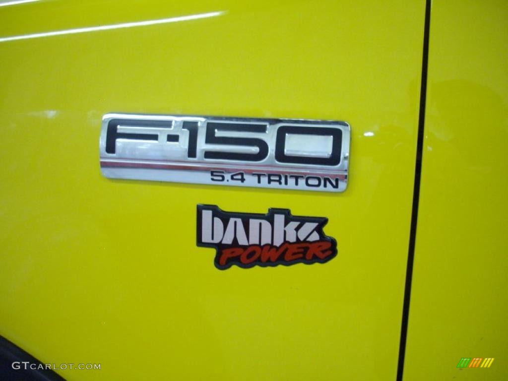 2004 F150 FX4 SuperCab 4x4 - Blazing Yellow / Dark Flint photo #9