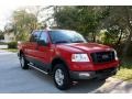 2004 Bright Red Ford F150 FX4 SuperCrew 4x4  photo #13