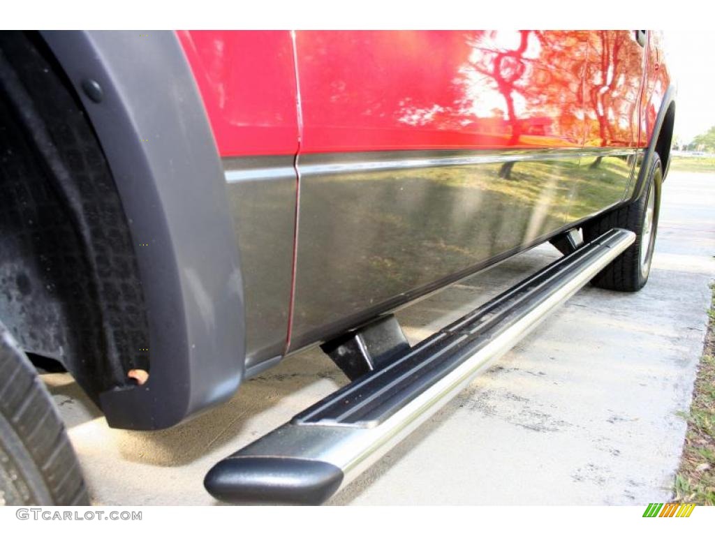 2004 F150 FX4 SuperCrew 4x4 - Bright Red / Black/Medium Flint photo #20