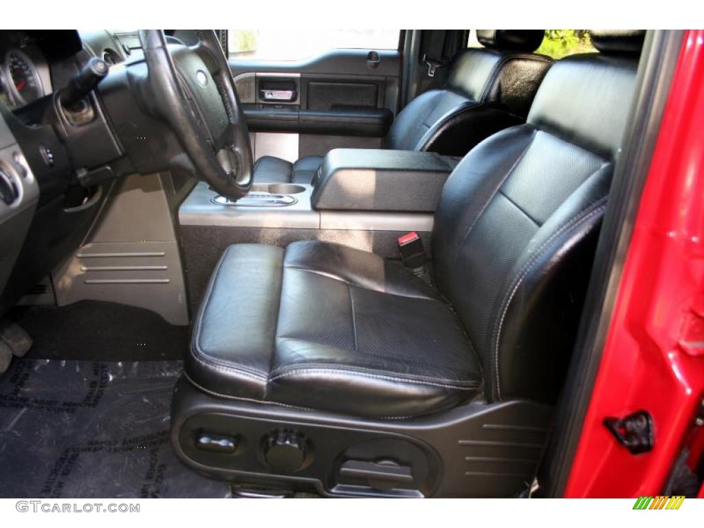 2004 F150 FX4 SuperCrew 4x4 - Bright Red / Black/Medium Flint photo #43