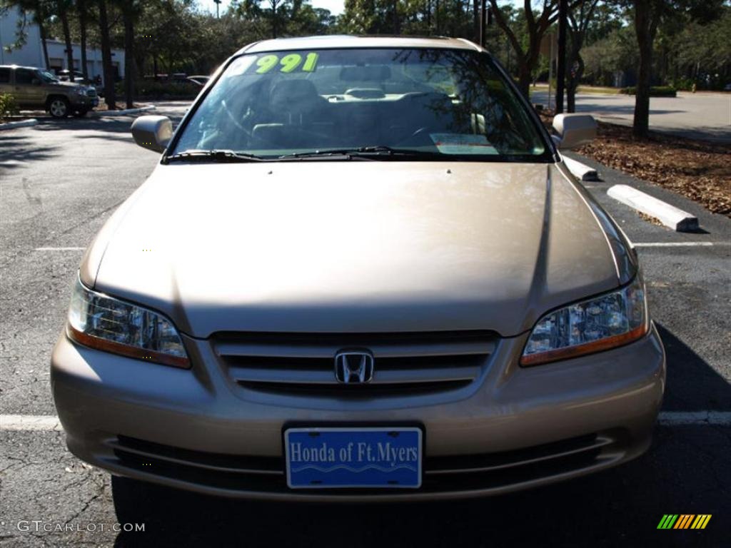 2001 Accord EX Sedan - Naples Gold Metallic / Ivory photo #7