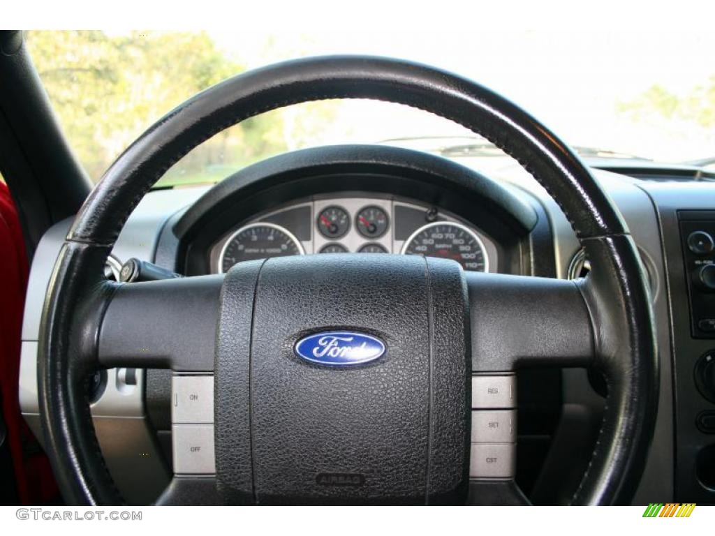 2004 F150 FX4 SuperCrew 4x4 - Bright Red / Black/Medium Flint photo #69