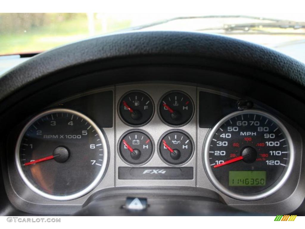 2004 F150 FX4 SuperCrew 4x4 - Bright Red / Black/Medium Flint photo #71