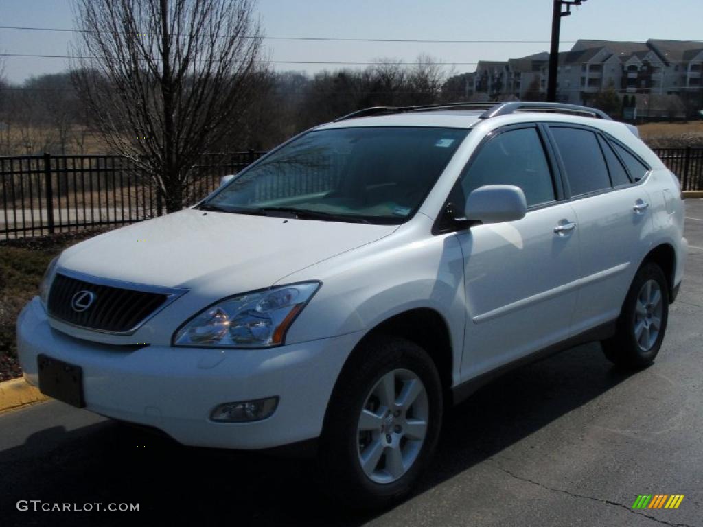 2008 RX 350 AWD - Crystal White / Ivory photo #1