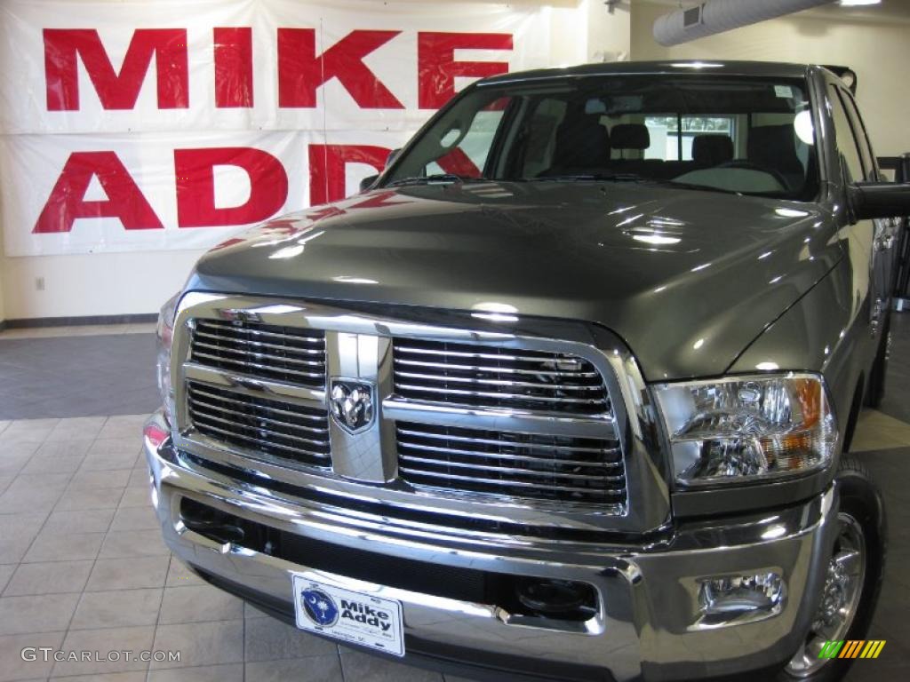 2010 Ram 3500 Big Horn Edition Crew Cab 4x4 - Mineral Gray Metallic / Dark Slate/Medium Graystone photo #2