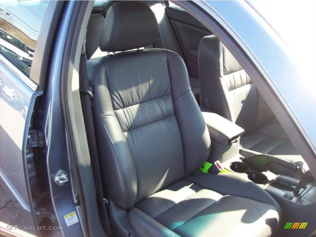 2007 Accord EX-L Sedan - Cool Blue Metallic / Gray photo #15