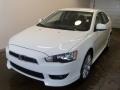 2010 Wicked White Metallic Mitsubishi Lancer GTS  photo #1