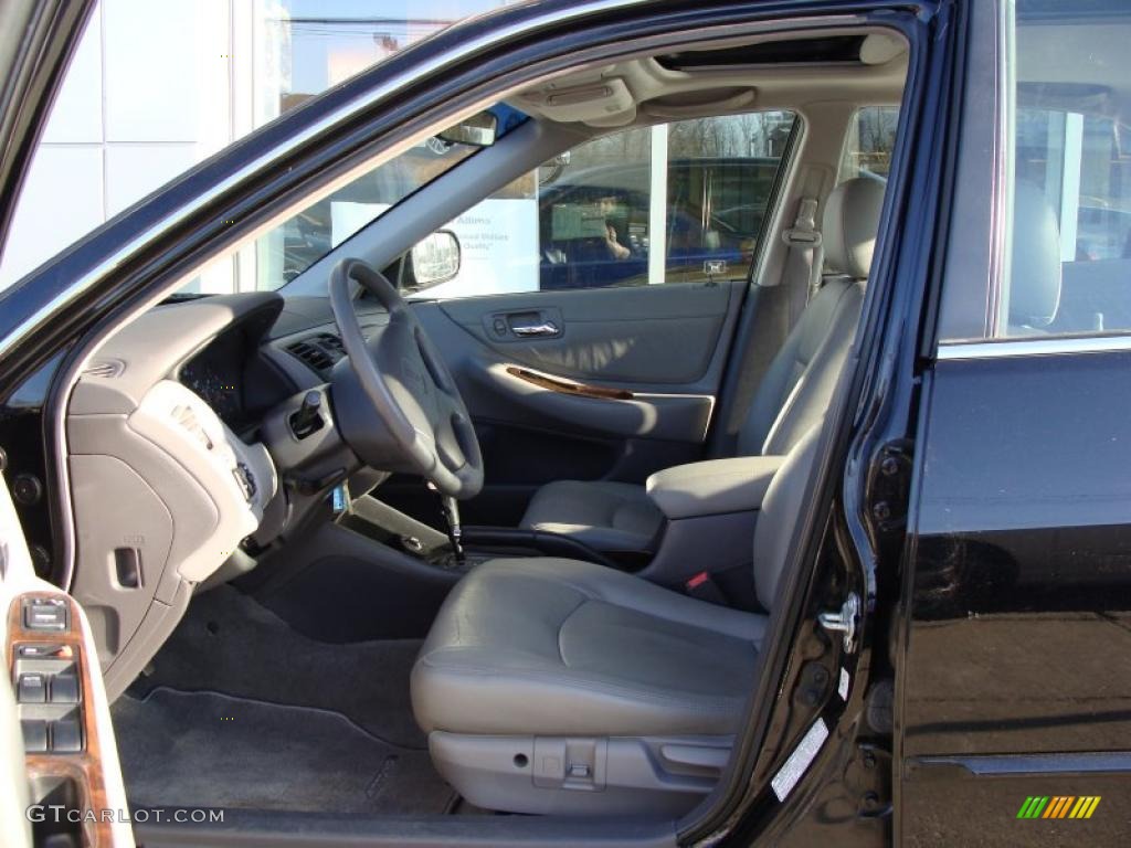 2002 Accord SE Sedan - Nighthawk Black Pearl / Quartz Gray photo #11