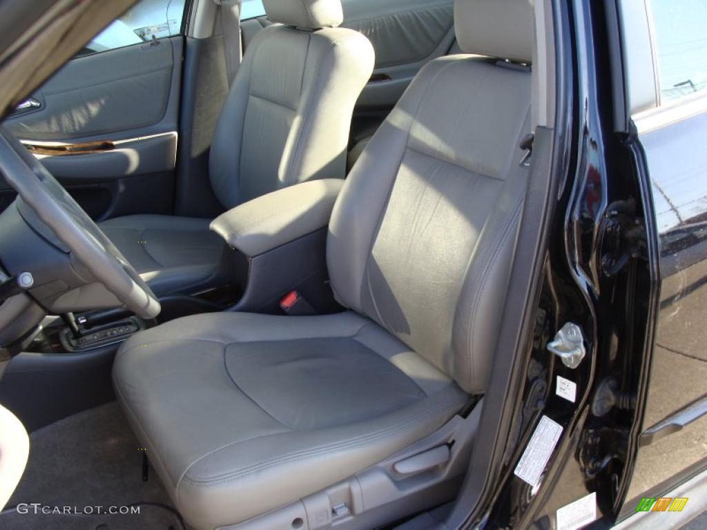 2002 Accord SE Sedan - Nighthawk Black Pearl / Quartz Gray photo #14