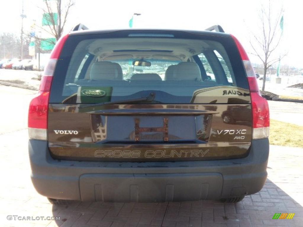 2001 V70 XC AWD - Java Brown Metallic / Beige photo #4
