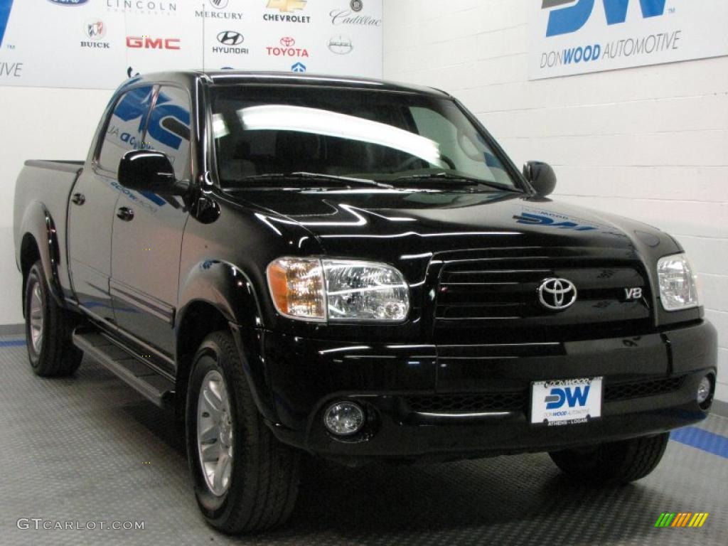 2006 Tundra Limited Double Cab 4x4 - Black / Taupe photo #1