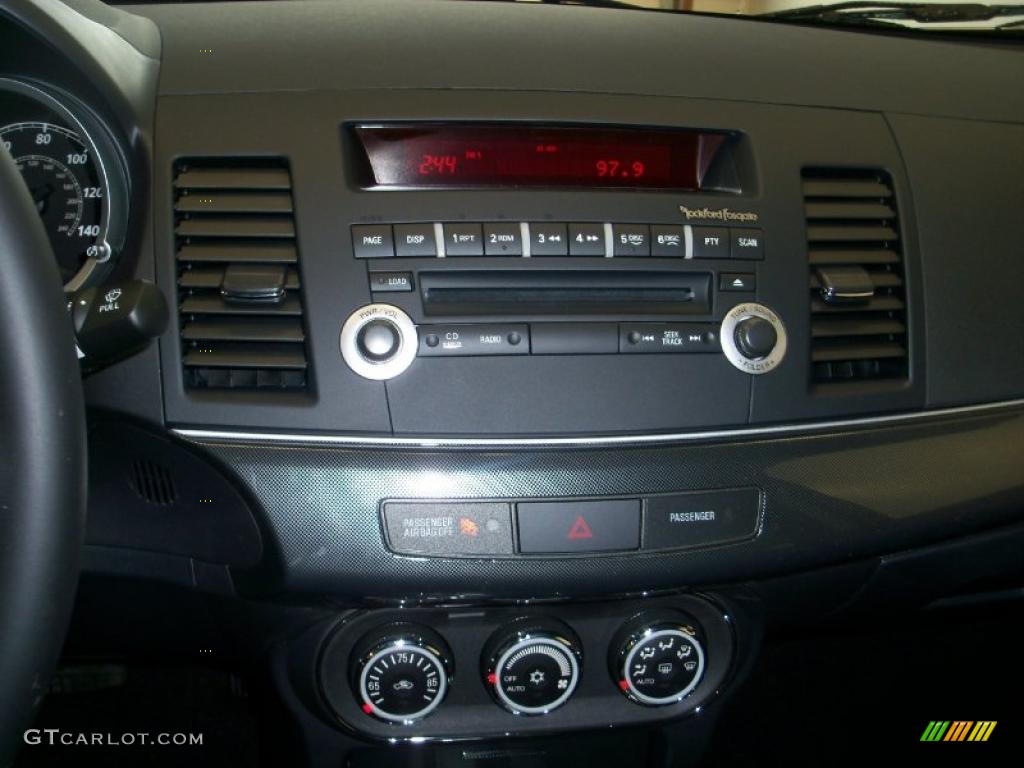 2010 Lancer GTS - Rotor Glow Orange Metallic / Black photo #4