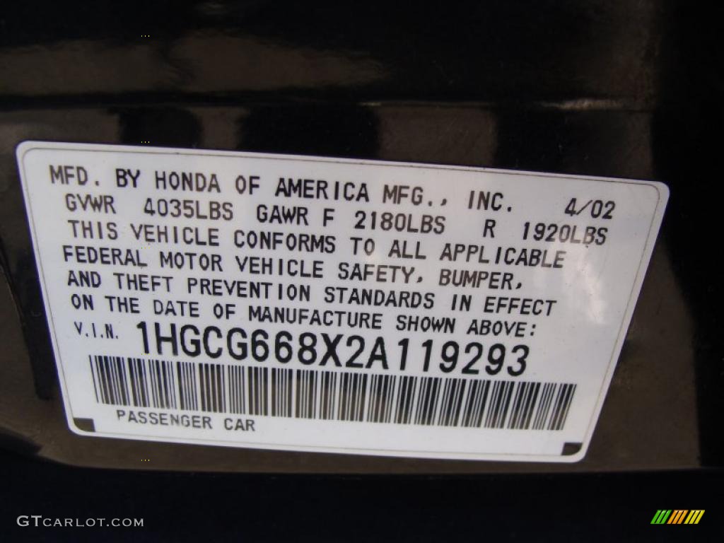 2002 Accord SE Sedan - Nighthawk Black Pearl / Quartz Gray photo #26