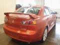 2010 Rotor Glow Orange Metallic Mitsubishi Lancer GTS  photo #8