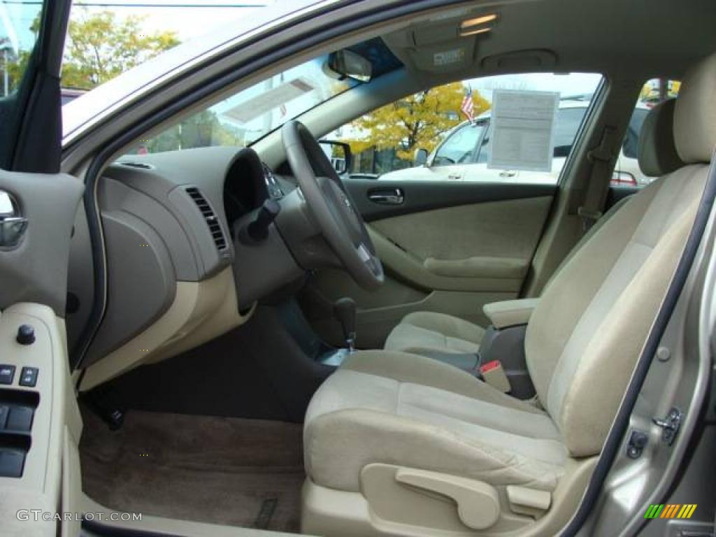 2007 Altima 2.5 S - Pebble Beach Metallic / Blond photo #8
