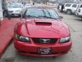 2001 Laser Red Metallic Ford Mustang GT Convertible  photo #4
